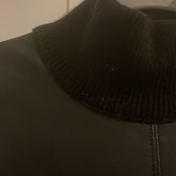 Ann Taylor Faux Leather Dress - Picture 2 of 2